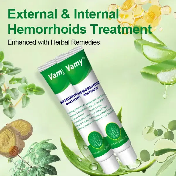 Organic Hemorrhoid Treatment Cream-Gel with Soothing Aloe Vera, Anti-Itch Relief for Pain & Swelling, Alcohol-Free Formula for Sensitive Skin, Unisex, 1.4 oz with Finger Cots