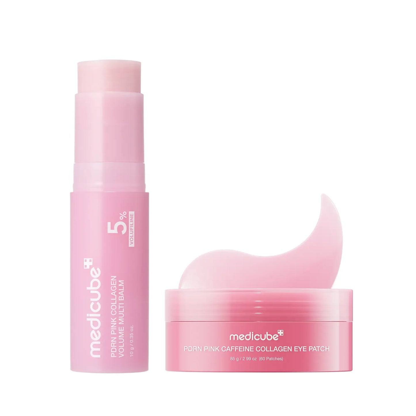 Pink Collagen Volume Multi Balm, All In One Volufiline, PDRN, NAD Stick for Youthful-Looking, Helping Look of Fine Lines