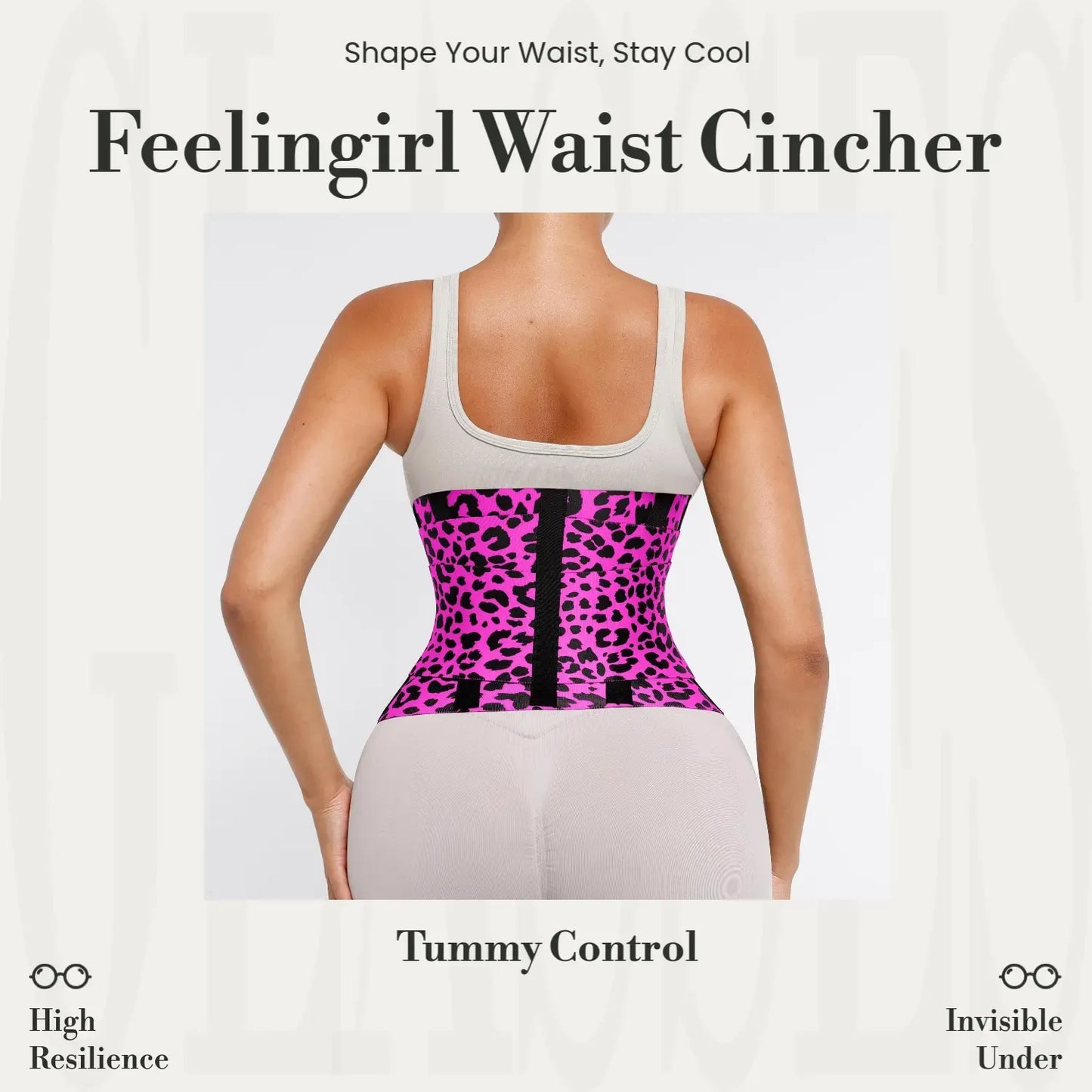 Belt Waist Cincher Ab Belt with Triple Wrap Women