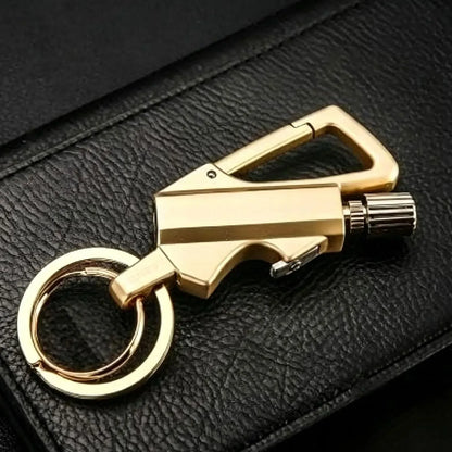 Permanent Match Infinity Lighter with Multitool Keychain Bottle Opener, Keychain Multitool (Not Include Lighter Fluid)