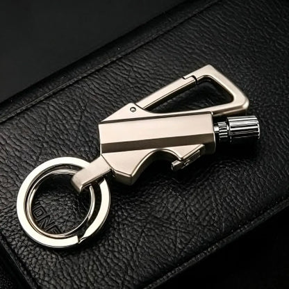 Permanent Match Infinity Lighter with Multitool Keychain Bottle Opener, Keychain Multitool (Not Include Lighter Fluid)