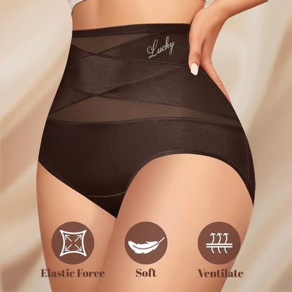 3/4/5/6/8 Pcs Women's High Waist Briefs