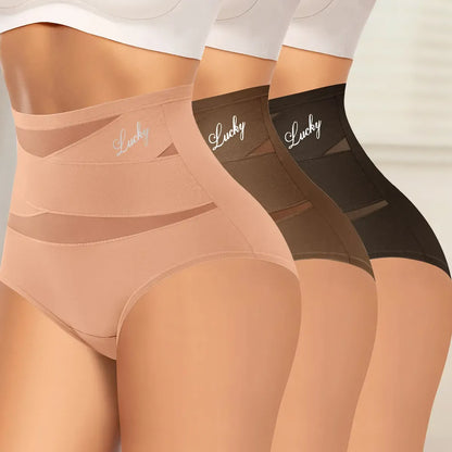 3/4/5/6/8 Pcs Women's High Waist Briefs