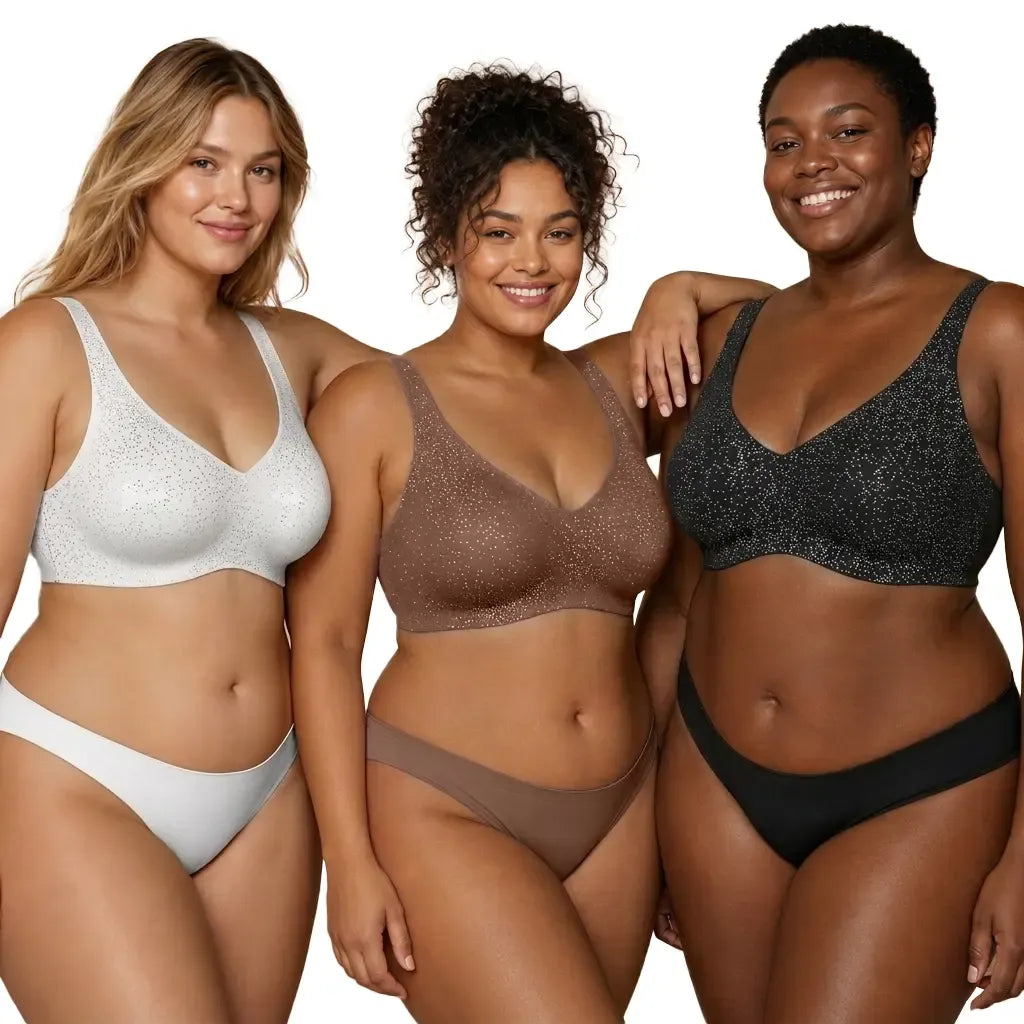 Wireless Womens Comfortable Wireless Bras Push Up Bralettes Seamless Tshirts Bras Deep V Everyday Bras