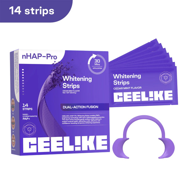 Purple Teeth Care Strips With Free Cheek Retractor