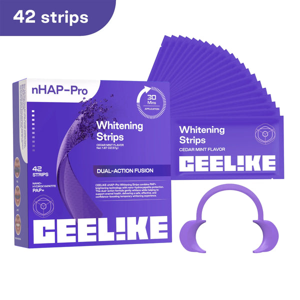 Purple Teeth Care Strips With Free Cheek Retractor