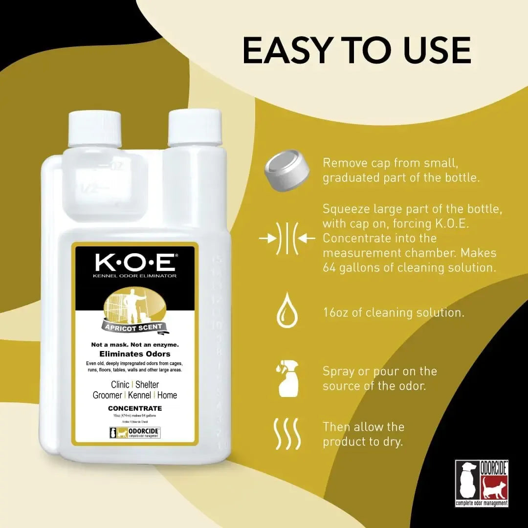 16oz Concentrate - Kennel Odor Eliminator - Non-Enzymatic Formula