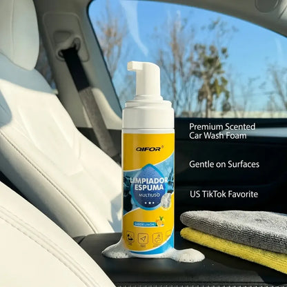 4-in-1 Multi-Enzyme Foam Spray Cleaner - Heavy Duty Deep Cleaning House & Car Detailing Products