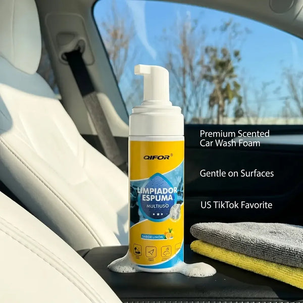 4-in-1 Multi-Enzyme Foam Spray Cleaner - Heavy Duty Deep Cleaning House & Car Detailing Products
