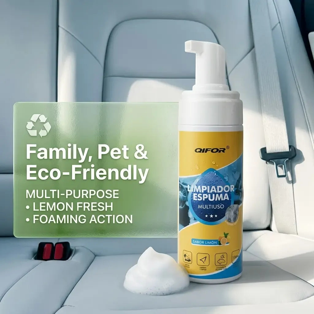 4-in-1 Multi-Enzyme Foam Spray Cleaner - Heavy Duty Deep Cleaning House & Car Detailing Products