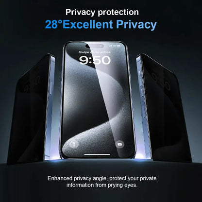 Privacy Screen Protector Tempered Glass Shockproof Phone Protective Film For Samsung, iPhone,Crystal Clear,  Proof Phone Screen Protector Privacy Screen Protector Protective Phone Accessori.