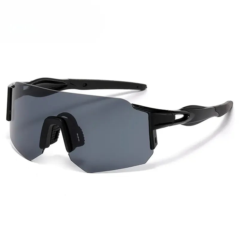 Wraparound Sports Eyeglasses with Colorful UV400 Lens, Windproof for Outdoor Cycling and Fishing