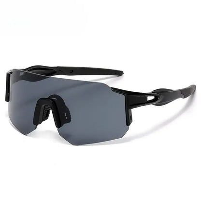Wraparound Sports Eyeglasses with Colorful UV400 Lens, Windproof for Outdoor Cycling and Fishing