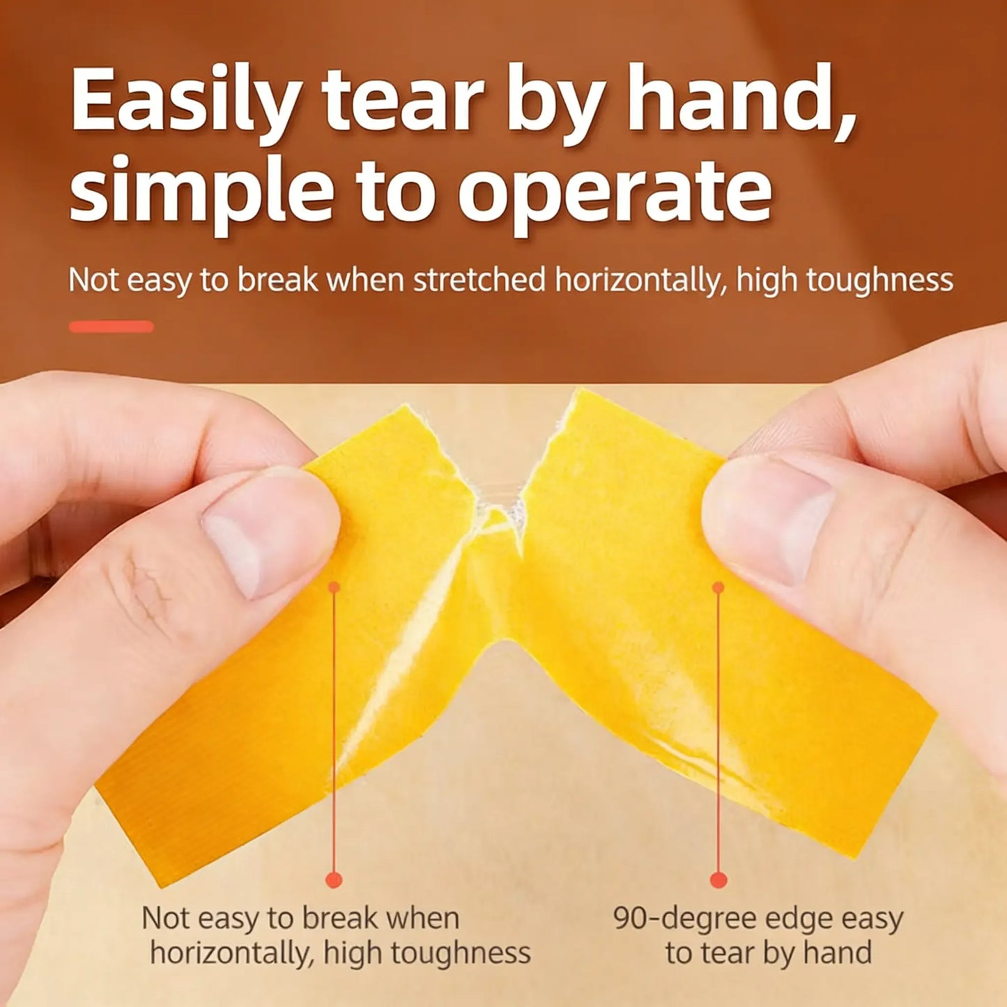 Heavy-Duty Double Sided Tape, Strong Adhesive, Waterproof