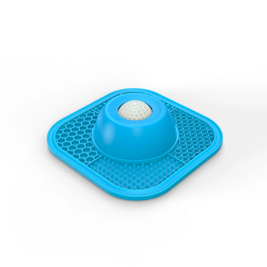 Slow Feeder Dog Bowls for Liquid Treat, Anti-Slip【Entertained Ball-in】 Bone Broth Dog Lick Bowl