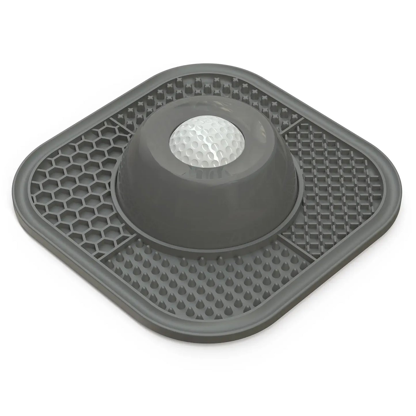 Slow Feeder Dog Bowls for Liquid Treat, Anti-Slip【Entertained Ball-in】 Bone Broth Dog Lick Bowl
