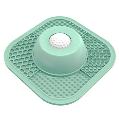 Slow Feeder Dog Bowls for Liquid Treat, Anti-Slip【Entertained Ball-in】 Bone Broth Dog Lick Bowl