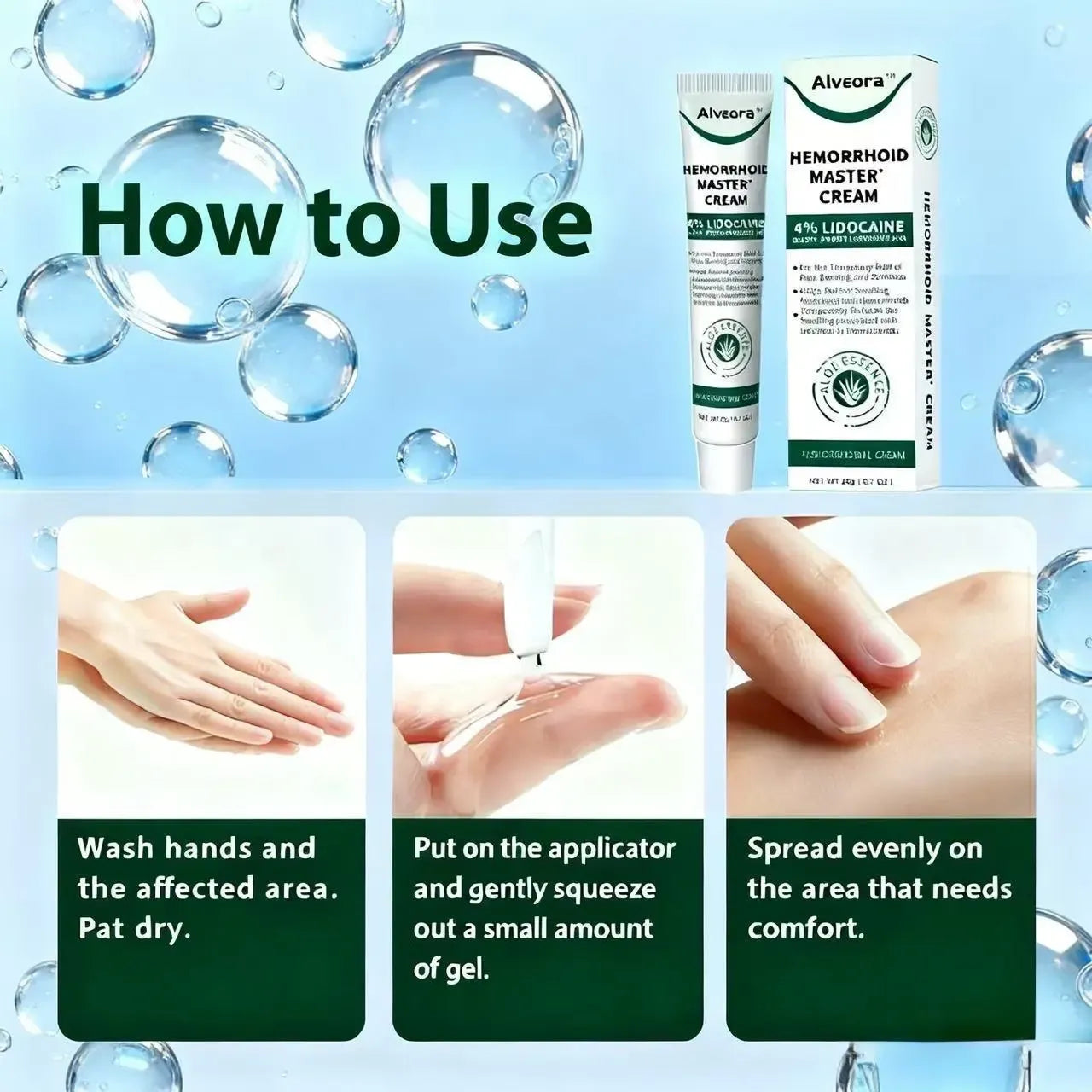 Hemorrhoid cooling and itching relief, pain relief, bacterial inhibition, skin moisturizing Purple Daisy Color Solution