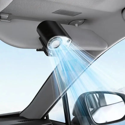 Semiconductor Cooling Clip-On Fan - Portable Clip Fan, Car Accessories, 360° Rotatable