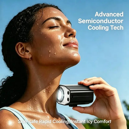 Semiconductor Cooling Clip-On Fan - Portable Clip Fan, Car Accessories, 360° Rotatable