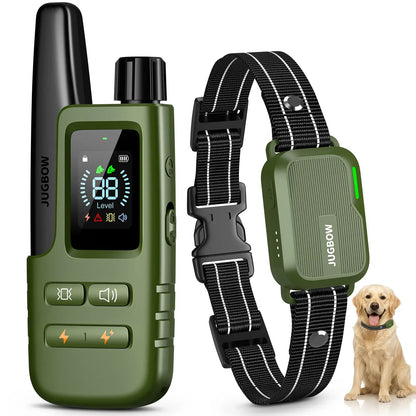 Dog Training Collar 4500FT Dog Training Behavior Aid, Remote IPX8 Waterproof with 4 Training Modes, Outdoor Rechargeable E-Collar