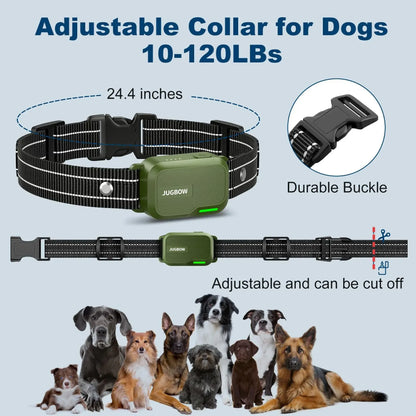 Dog Training Collar 4500FT Dog Training Behavior Aid, Remote IPX8 Waterproof with 4 Training Modes, Outdoor Rechargeable E-Collar