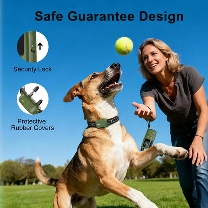 Dog Training Collar 4500FT Dog Training Behavior Aid, Remote IPX8 Waterproof with 4 Training Modes, Outdoor Rechargeable E-Collar
