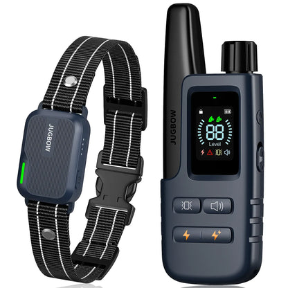 Dog Training Collar 4500FT Dog Training Behavior Aid, Remote IPX8 Waterproof with 4 Training Modes, Outdoor Rechargeable E-Collar