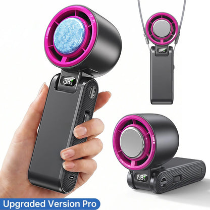 Portable fan Handheld High Speed Fan 199 Adjustable Levels Foldable for Summer  Travel Vacation Essentials& Outdoor Activities  cool fan