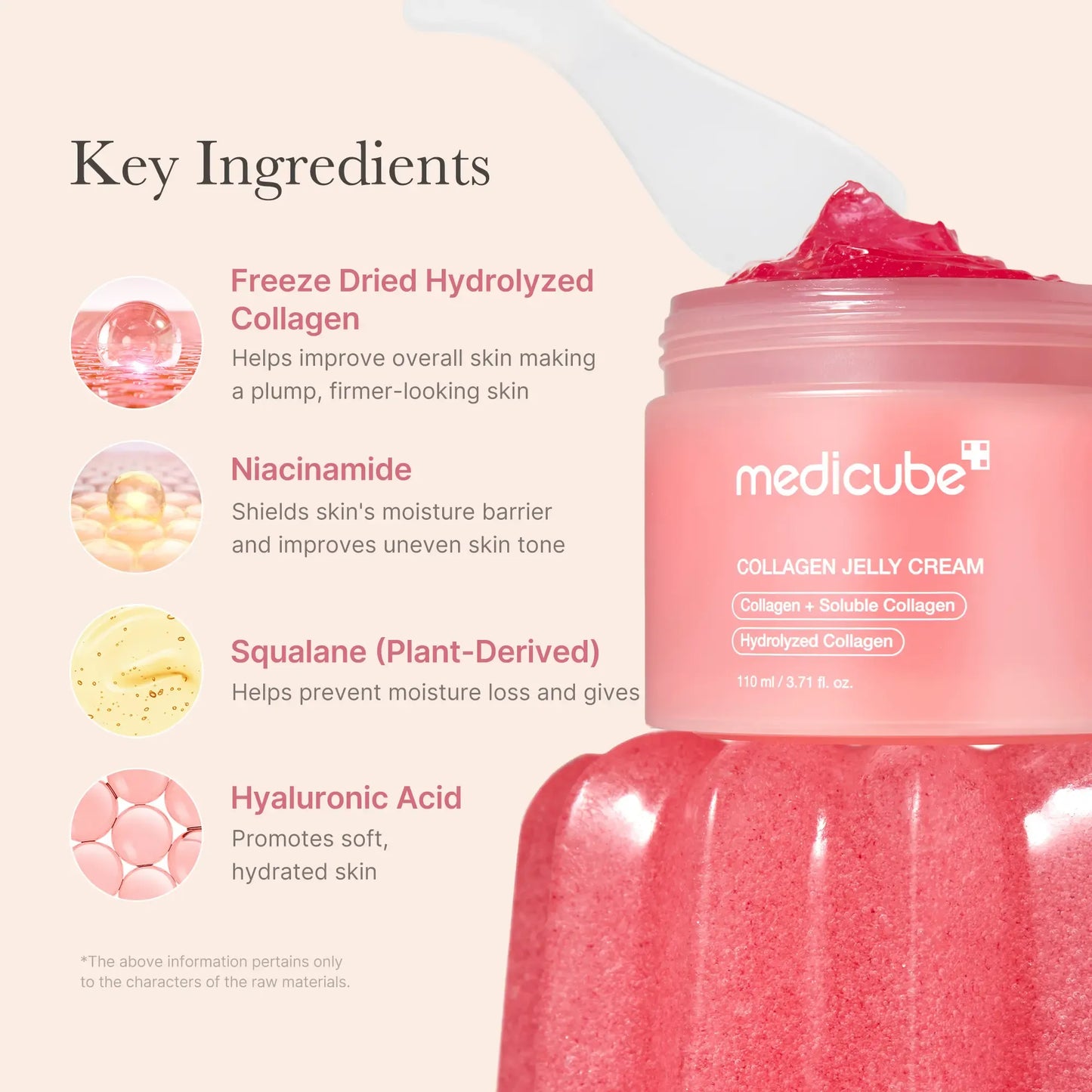 Collagen Niacinamide Jelly Cream (Hydrolyzed Collagen + Niacinamide) Instant Glow Booster l Facial Moisturizer