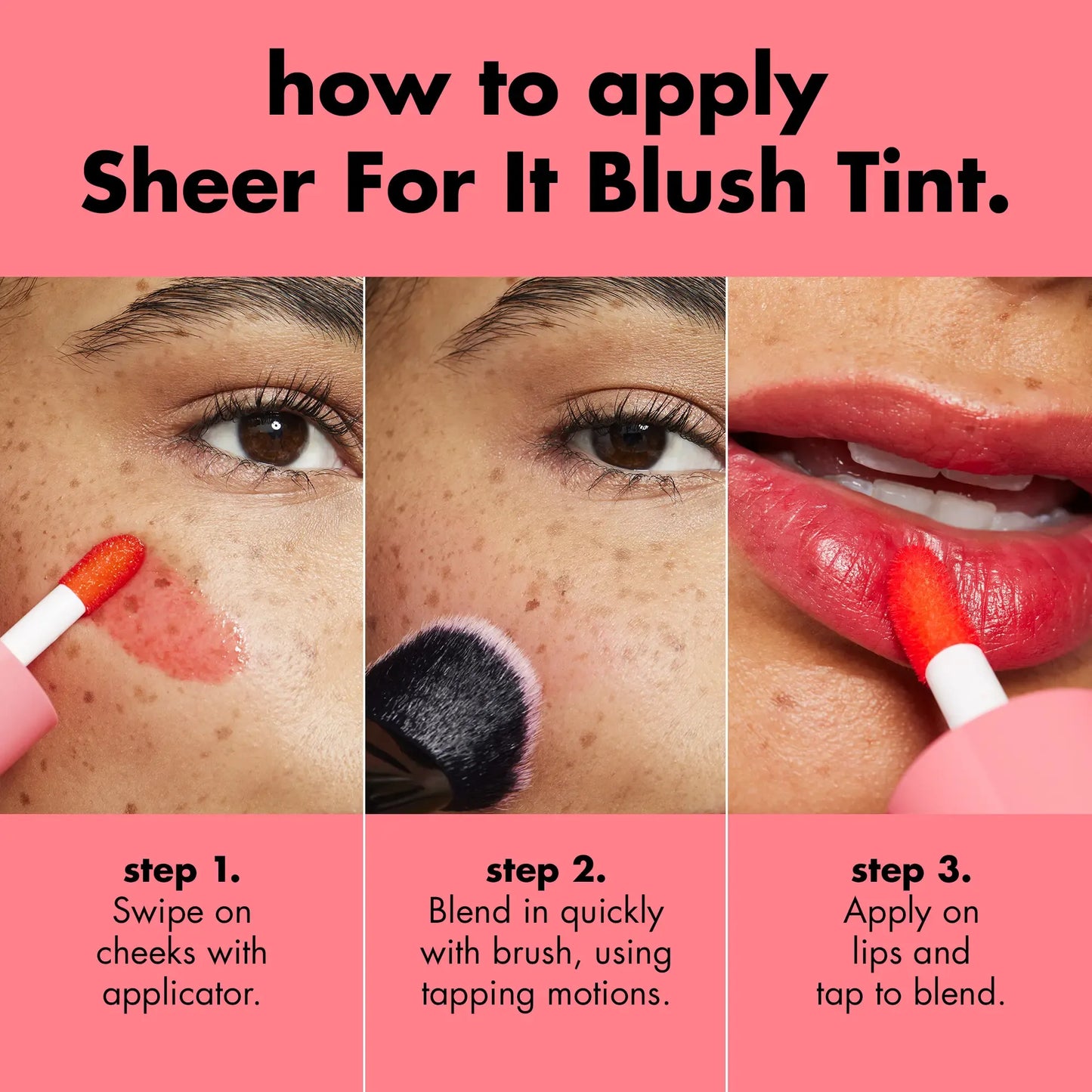 Cosmetic Blush Tint and Lip Stain