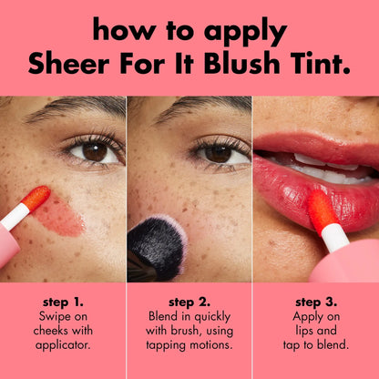 Cosmetic Blush Tint and Lip Stain