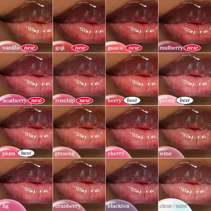 Korean Apple Lip Oil + Lip Stain | Glossy Lip Stain, Tinting & Long Lasting, Moisturizing Lip Care (13 options)