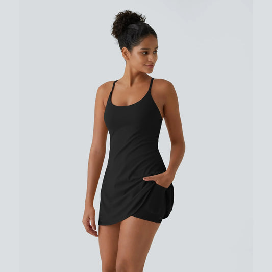 Backless Active Dress-Easy Peezy, Spring Dresses, Dance Dresses for Women