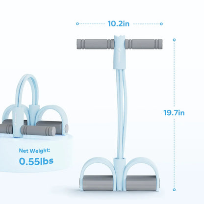 Multifunction Pedal Resistance Band, Elastic Pull Rope Fitness, Full-Body Workout at Home Gym, Exercise Sit-up, Yoga, Abdominal Training Summervibes