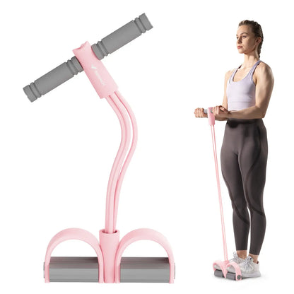 Multifunction Pedal Resistance Band, Elastic Pull Rope Fitness, Full-Body Workout at Home Gym, Exercise Sit-up, Yoga, Abdominal Training Summervibes