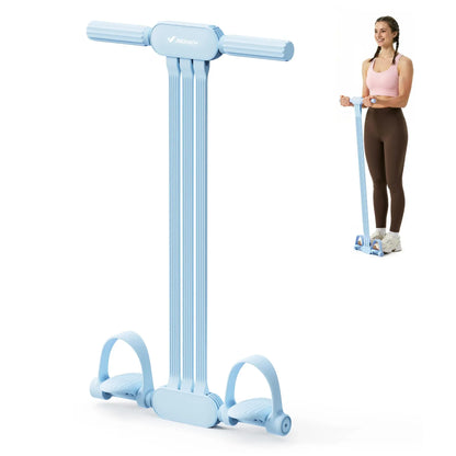 Multifunction Pedal Resistance Band, Elastic Pull Rope Fitness, Full-Body Workout at Home Gym, Exercise Sit-up, Yoga, Abdominal Training Summervibes