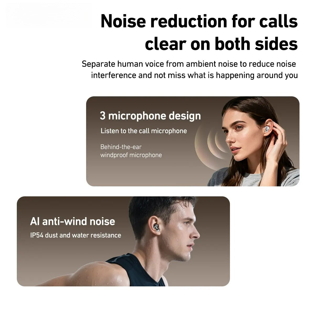 MS105 Wireless Earbuds Bluetooth 6.0 Earphones, In Ear Earbuds,Waterproof Wireless Earphones