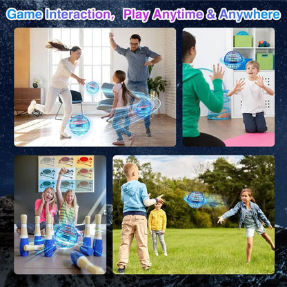 2026 Cosmic Flying Orb Hand Controlled Boomerang Hover Drone ， Galactic Fidget Spinner + Outdoor Fun