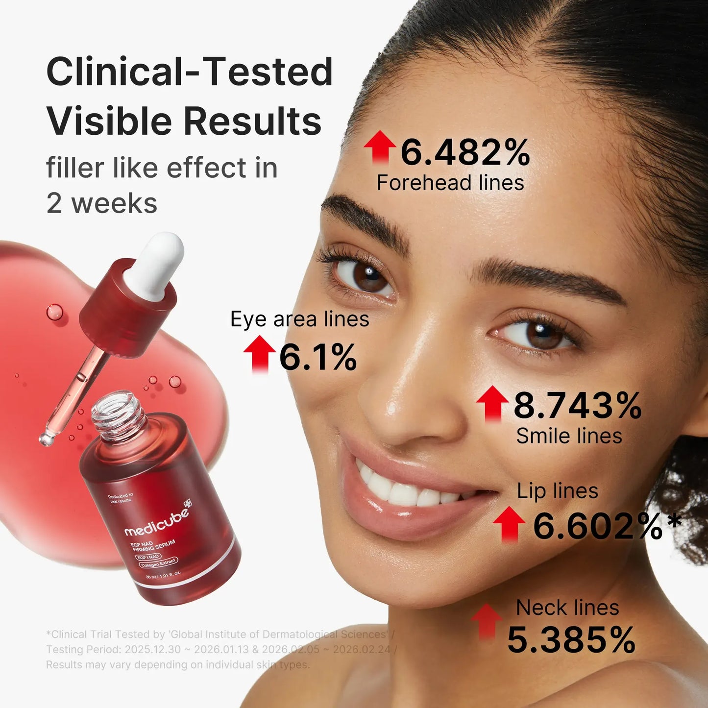 NAD+ EGF Firming Serum | NAD+, EGF, Collagen Extract, Anti-aging, Plumping, Radiance Boosting Serum
