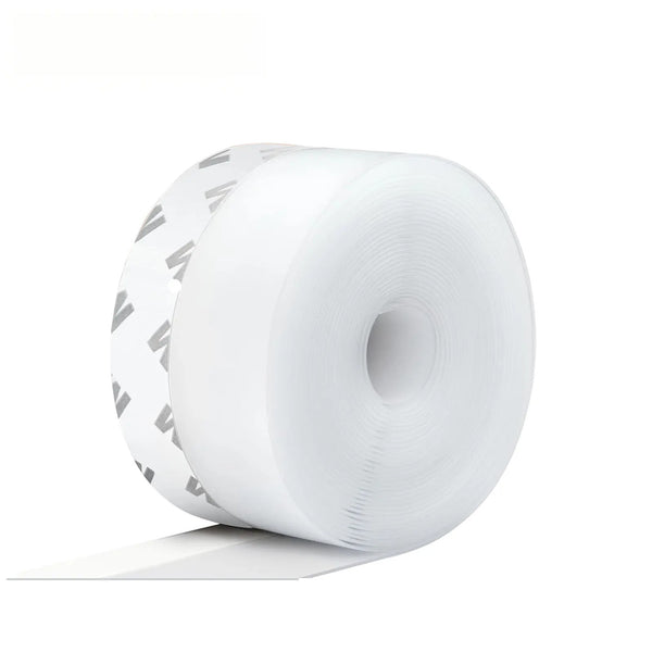 16.4Ft Door Weather Stripping, (1.38in Width) Weather Stripping Door Draft Stopper Adhesive Seal Strip Anti Draft Insulation Tape for Doors Windows and Shower Doors