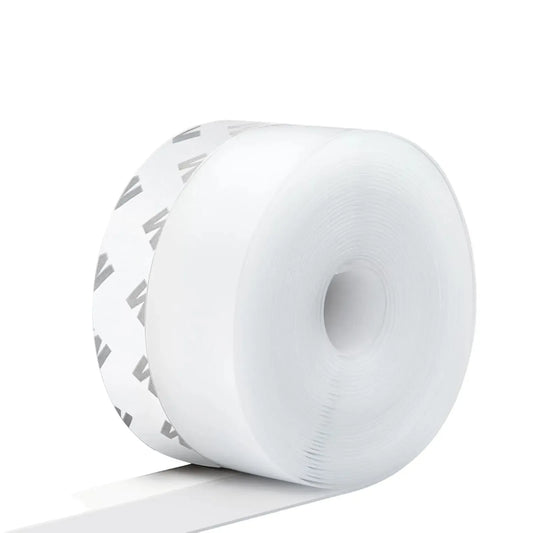 16.4Ft Door Weather Stripping, (1.38in Width) Weather Stripping Door Draft Stopper Adhesive Seal Strip Anti Draft Insulation Tape for Doors Windows and Shower Doors