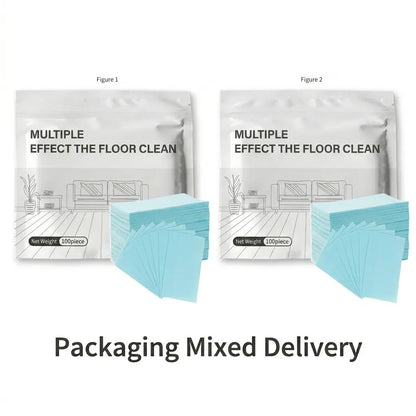 100 Piece Floor Cleaning Tablets Multi-Surface Cleaner for Hardwood Laminate Tile & RV Walls Antibacterial Deodorization Maintenance
