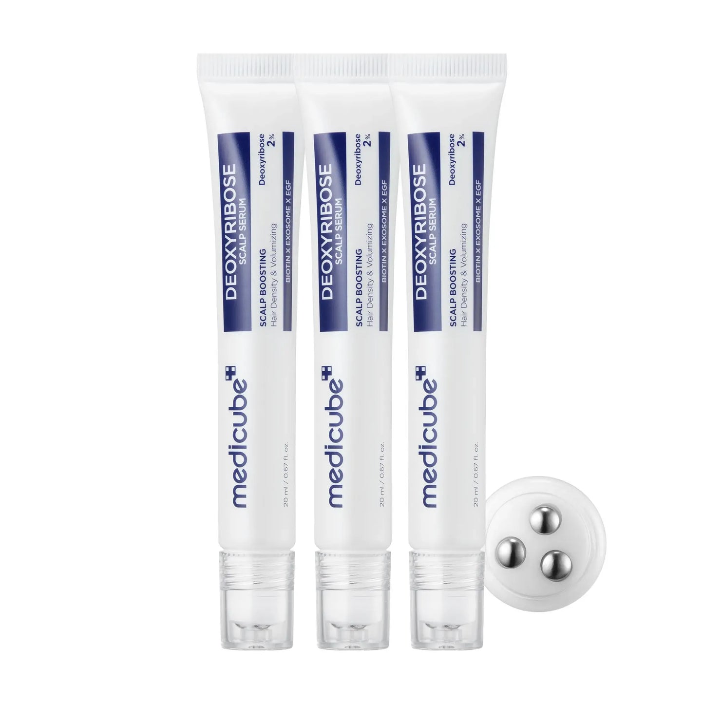 Deoxyribose Scalp Serum ，For Fuller-Looking Hair & Scalp Strengthening Roll-On Serum