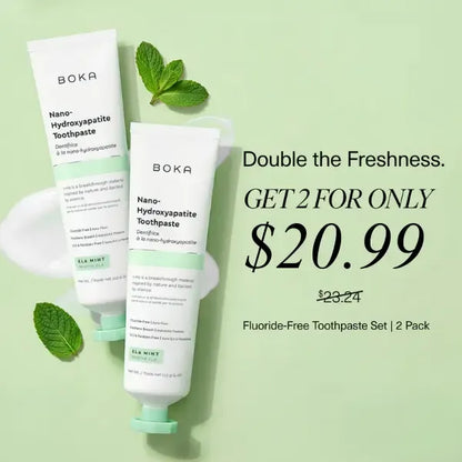 Nano Hydroxyapatite Toothpaste, Fluoride Free Toothpaste, Appropriate for Sensitive Teeth - for Adults