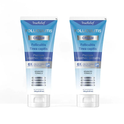 Botanical Folliculitis Cream, Soothing Moisturizer for Bumps on Face, Body & Scalp - Lightweight Moisture for Sensitive Skin, For Adults, 120g