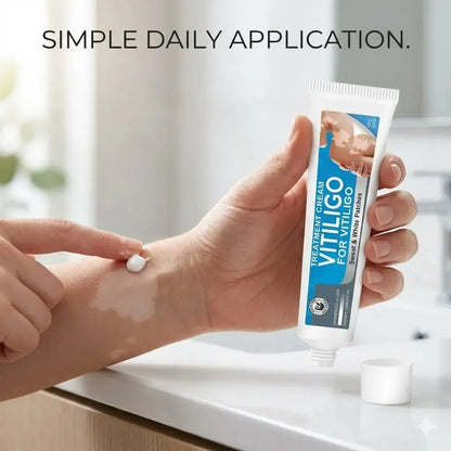 Vitiligo Cream, Natural Effective Vitiligo Treatment for Reduce White Spots and Improve Skin Pigmentation