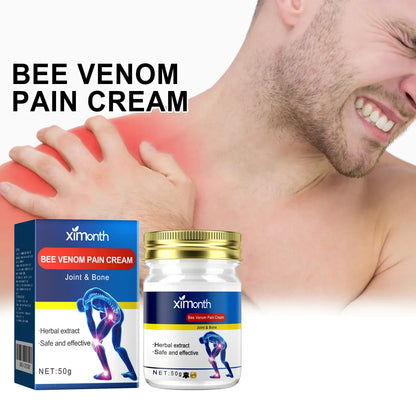 Joint and Muscle Pain Relief Cream Fast Soothing Herbal Formula for Knee Lumbar Back Shoulder and Neck Long Lasting Daily Body Care Massage 50g