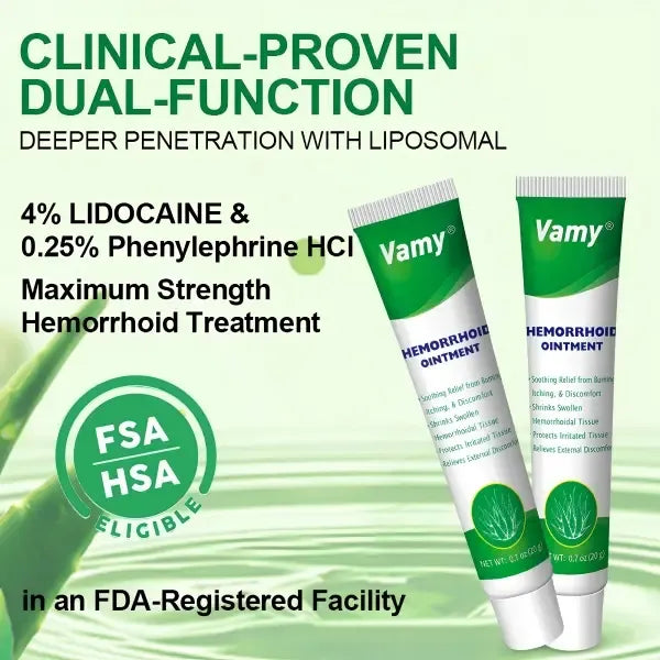 Organic Hemorrhoid Treatment Cream-Gel with Soothing Aloe Vera, Anti-Itch Relief for Pain & Swelling, Alcohol-Free Formula for Sensitive Skin, Unisex, 1.4 oz with Finger Cots