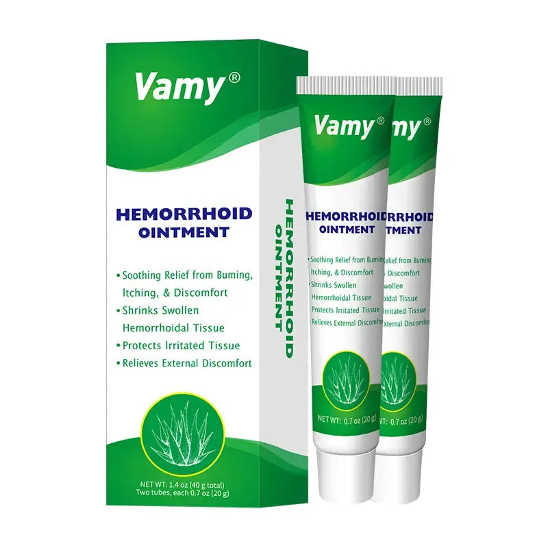 Organic Hemorrhoid Treatment Cream-Gel with Soothing Aloe Vera, Anti-Itch Relief for Pain & Swelling, Alcohol-Free Formula for Sensitive Skin, Unisex, 1.4 oz with Finger Cots